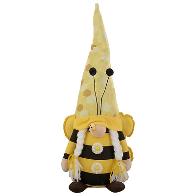 17" Black & Yellow Bumblebee Girl Springtime Gnome