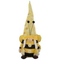 17" Black & Yellow Bumblebee Girl Springtime Gnome