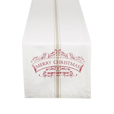 DII® 108" Merry Christmas Printed Table Runner