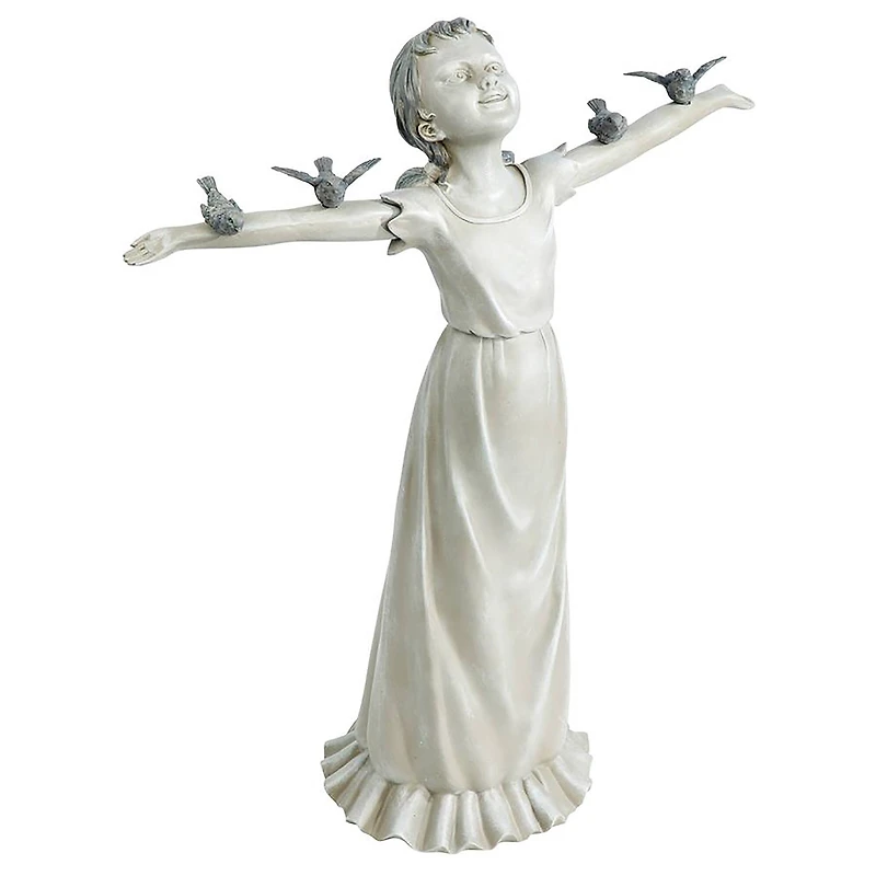Design Toscano 29.5" Basking in God's Glory Little Girl Statue