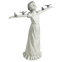 Design Toscano 29.5" Basking in God's Glory Little Girl Statue