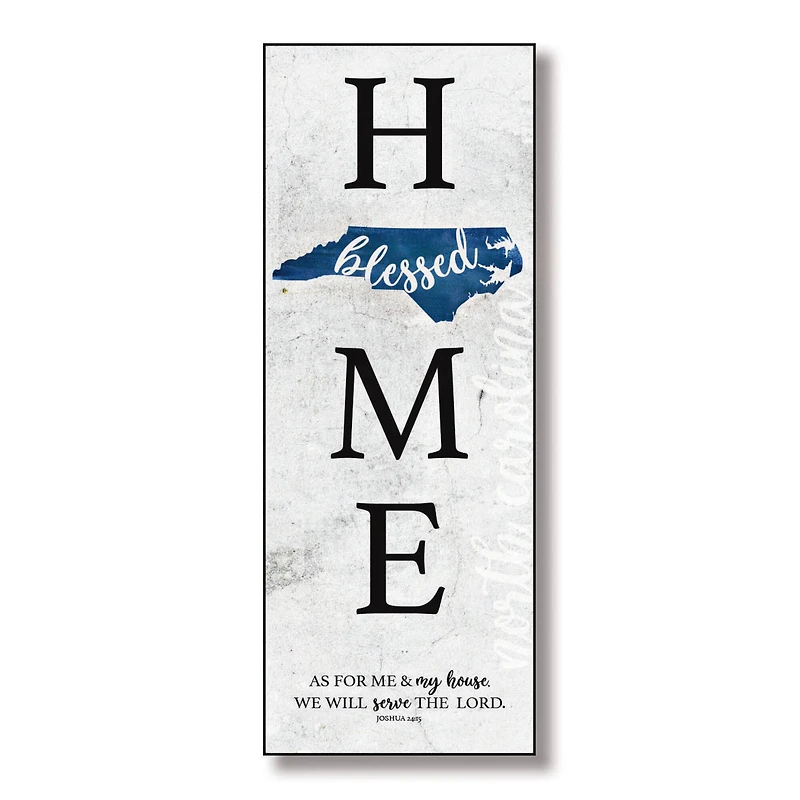 Blessed North Carolina Home Wall Plaque