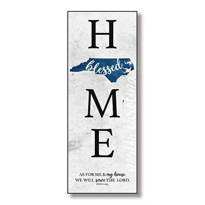 Blessed North Carolina Home Wall Plaque