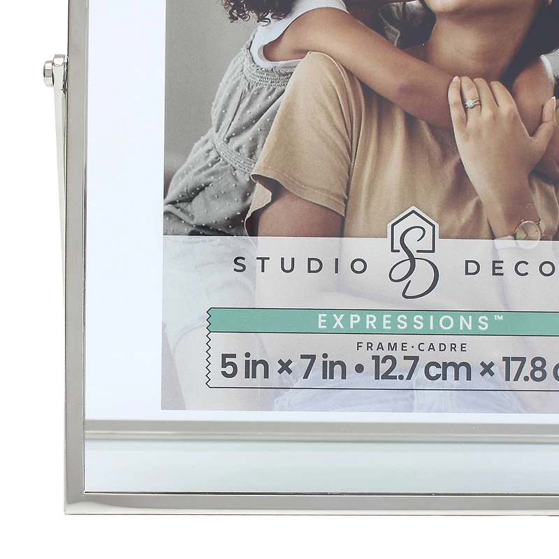 Expressions™ Silver Metal Tabletop Float Frame by Studio Décor
