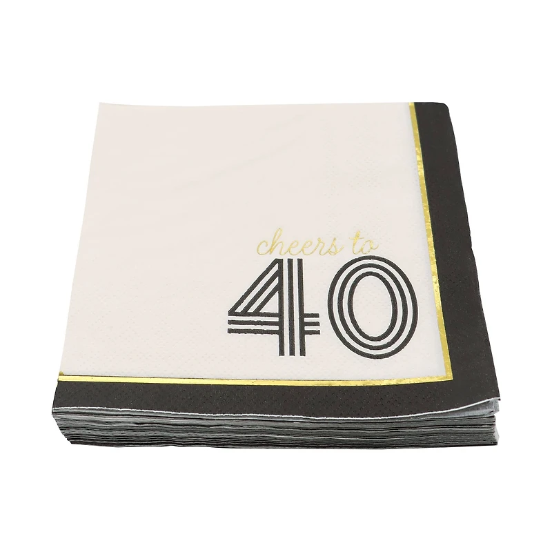 24 Packs: 20 ct. (480 total) Cheers to Paper Beverage Napkins by Celebrate It