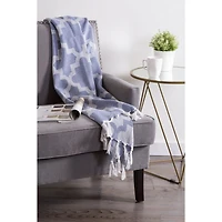 DII® French Blue Lattice Throw