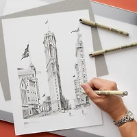 Micron® Brush™ Gray Pen Set