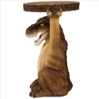 Design Toscano 20" Tyrant T-Rex Sculptural Dinosaur Side Table