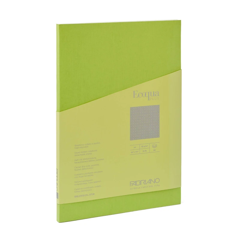 Fabriano® Ecoqua Plus Dotted A4 Glue-Bound Notebook