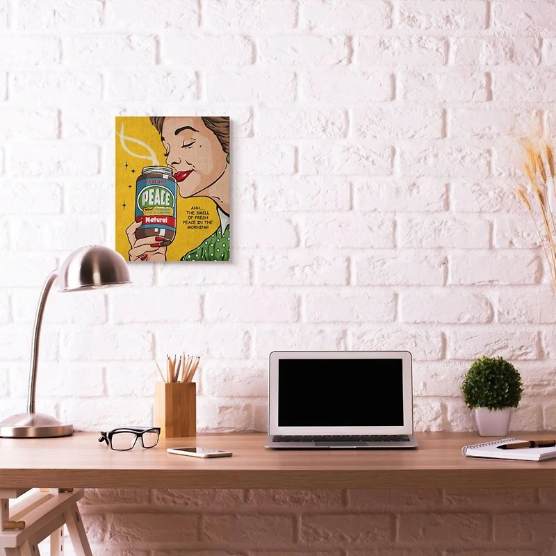 Stupell Industries Instant Peace Canvas Wall Art