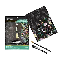 Brea Reese™ 9" x 12" Spring Celestial Scratch Art Paper Pad