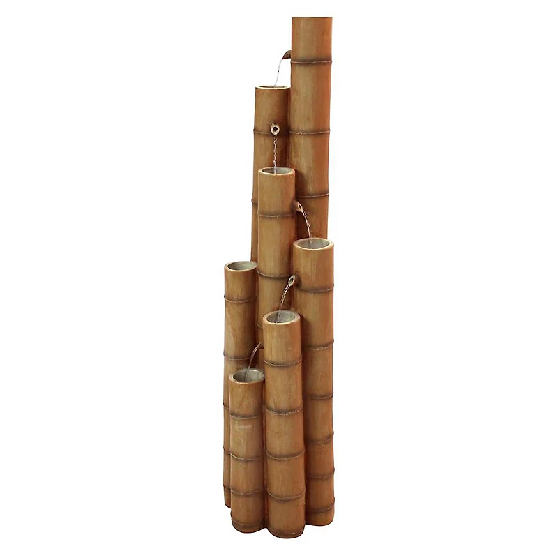 Design Toscano Cascading Bamboo Sculptural Fountain