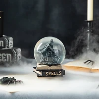 Glitzhome® 5" Halloween Haunted House Water Globe