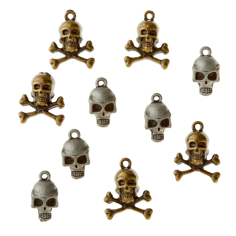 Found Objects™ Skull Charms by Bead Landing™