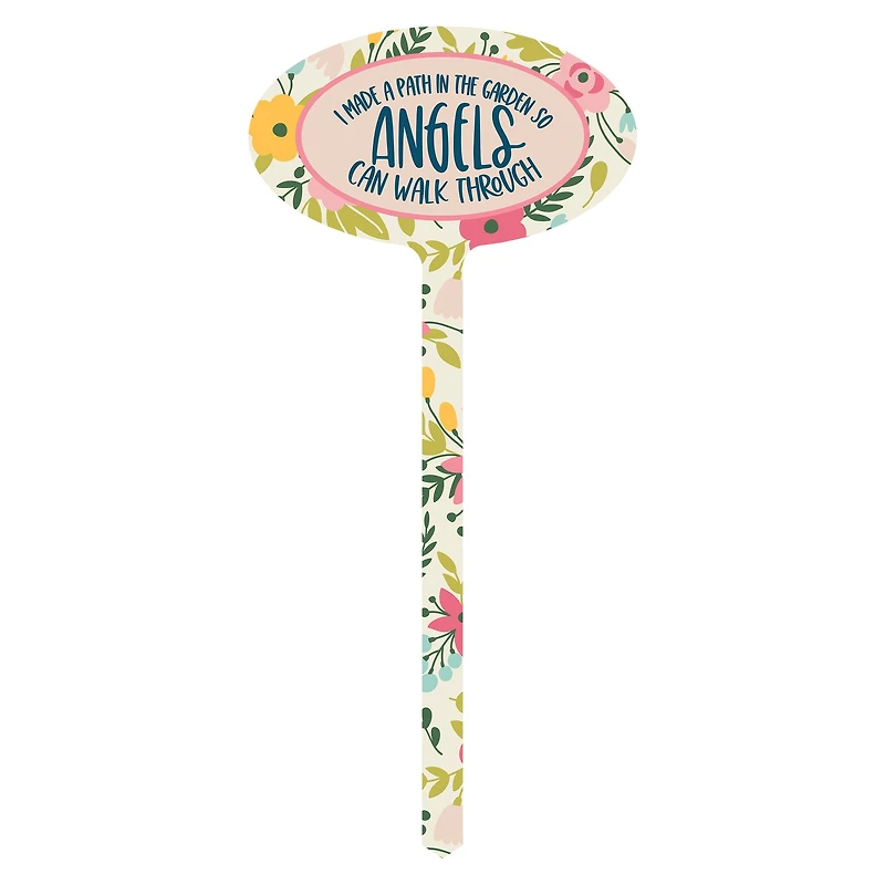 15" Aluminum I Made A Path Marker Garden Stake