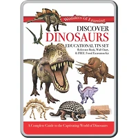 Wonders of Learning Discover Dinosaurs Educational Tin Set
