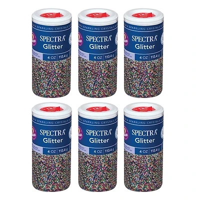 Spectra Glitter Multi-Color, 4 oz., 6ct.
