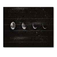 Designart - Moon Phases In The Night Sky