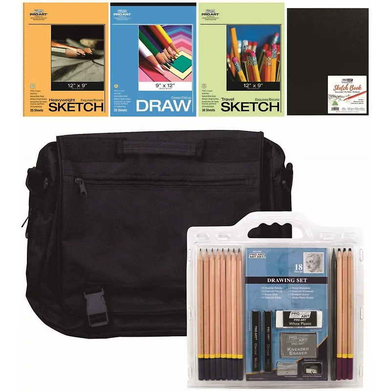 Pro Art® Art On The Go Travel Kit