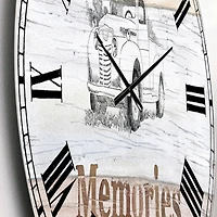 Designart 'Farmhouse Moment Truck Farmhouse Wall Clock