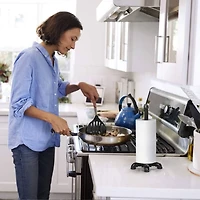 Black Standing Kitchen Industrial Pipe Paper Towel Holder