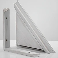 Beveled Floating Corner Shelves Set