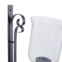 24" Black Traditional Wall Sconce