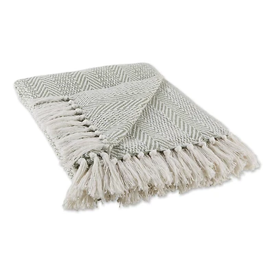 DII® Artichoke Herringbone Stripe Throw