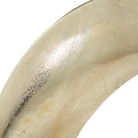 17" Gold Aluminum Glam Abstract Sculpture