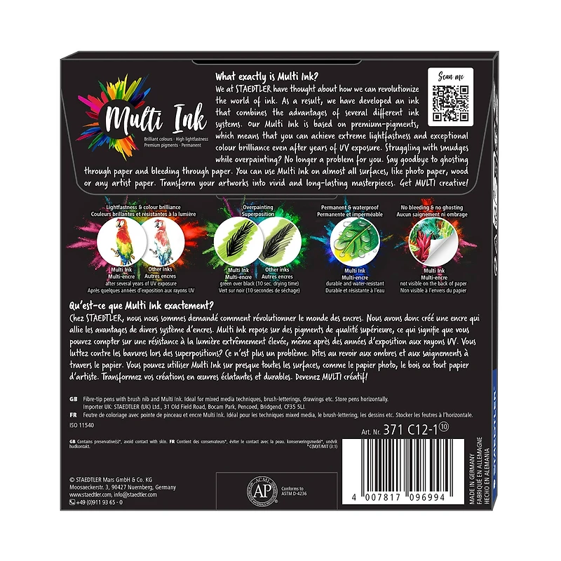 STAEDTLER® Pigments Arts Basic Brush Pen Set