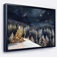 Designart - Night Forest Christmas Tree