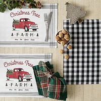 DII® Tree Farm Truck Printed Placemats, 6ct.