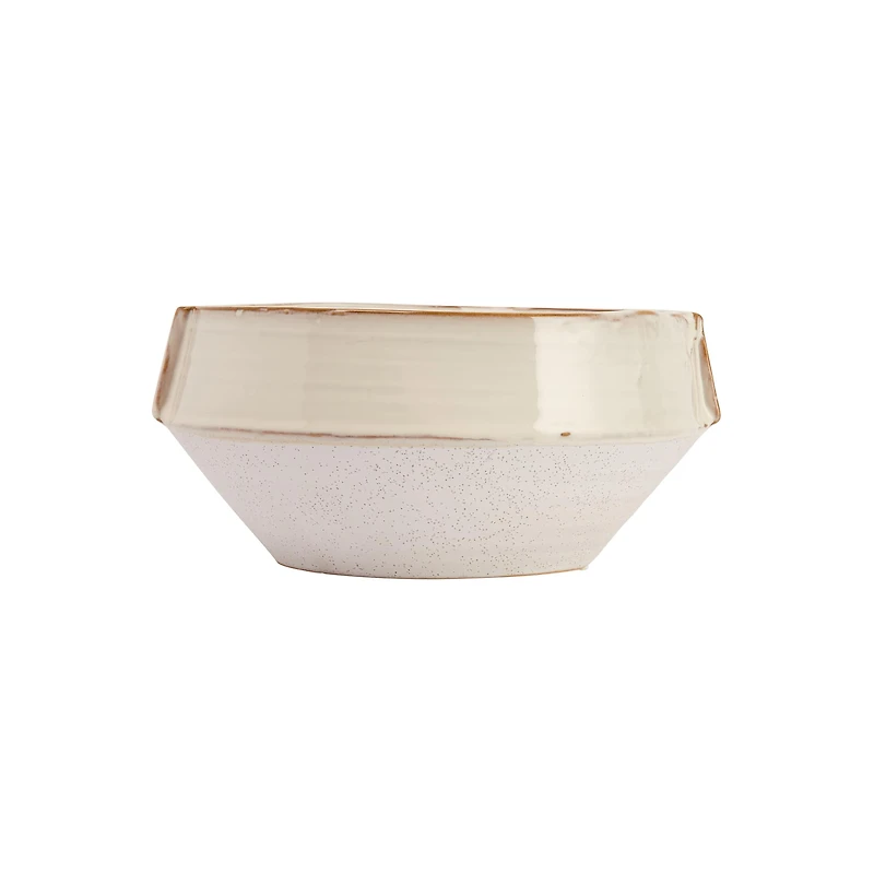 Hello Honey® 9" Ivory Reactive Glaze Stoneware Planter