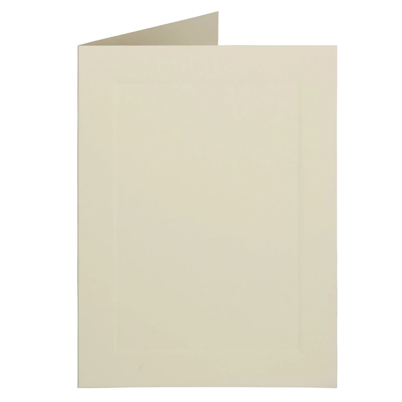 JAM Paper 4.62" x 6.25" Ivory Panel Blank Foldover Cards