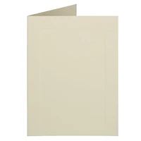 JAM Paper 4.62" x 6.25" Ivory Panel Blank Foldover Cards