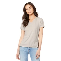 BELLA+CANVAS® Women's Relaxed V-Neck Heather T-Shirt