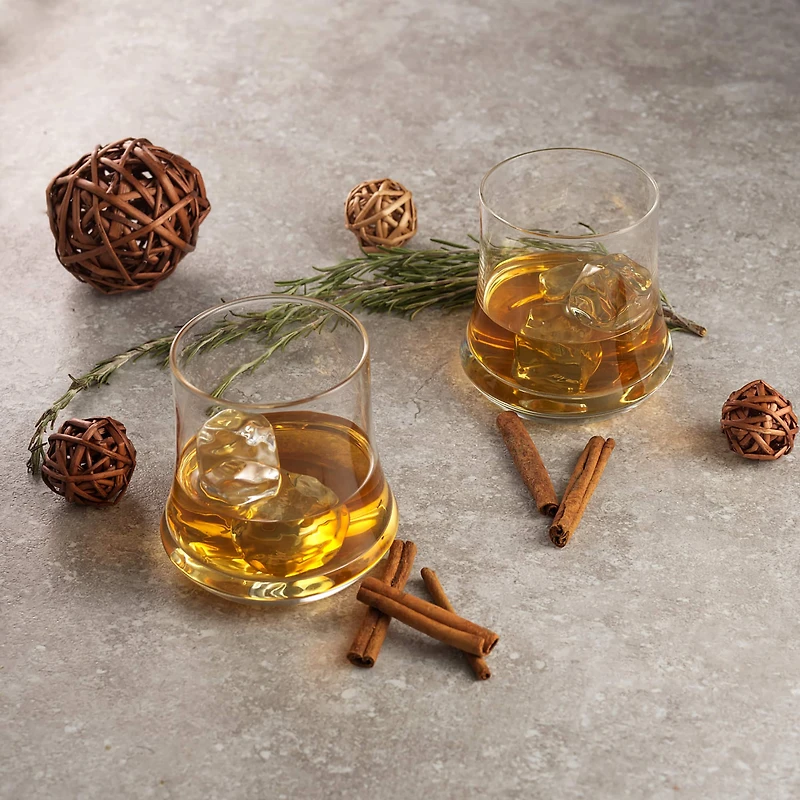 JoyJolt® Cosmos Crystal Whiskey Glasses, 4ct.