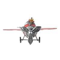 Glitzhome® 14" Christmas Metal Airplane with Gifts Table Décor