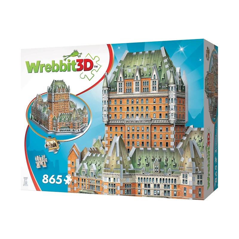 Castles & Cathedrals - Le Chateau Frontenac 3D Puzzle: 865 Pcs