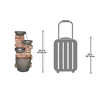 Design Toscano Stacked Bricks Cascading Garden Fountain
