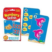 TREND Challenge Cards® Numbers Go Fish, 6 Pack of 56