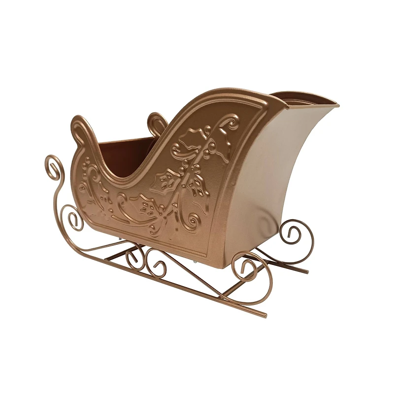 12.25" Gingerbread Metal Sled by Ashland®