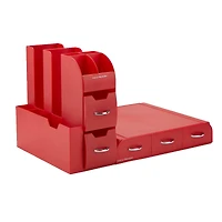 Mind Reader 2-Piece Single Serve Coffee Pod Drawer and Condiment Organizer Caddy Station