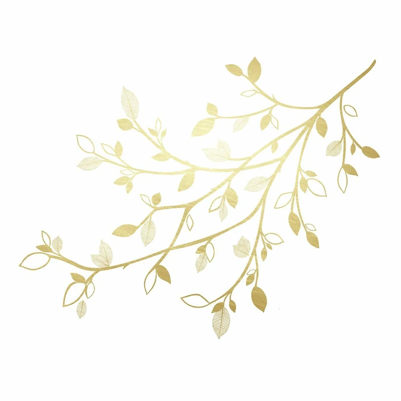 RoomMates Gold Branch Peel & Stick Giant Wall Decals