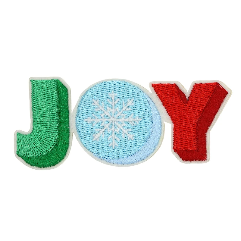 Joy Iron-On & Adhesive Patch by Celebrate It™