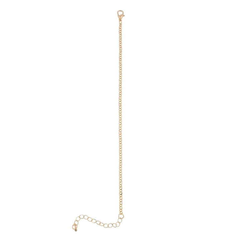7.5" Gold Rolo Chain Bracelet by Bead Landing