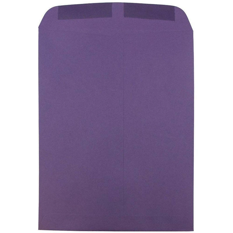 JAM Paper 9" x 12" Dark Purple Open End Catalog Premium Envelopes