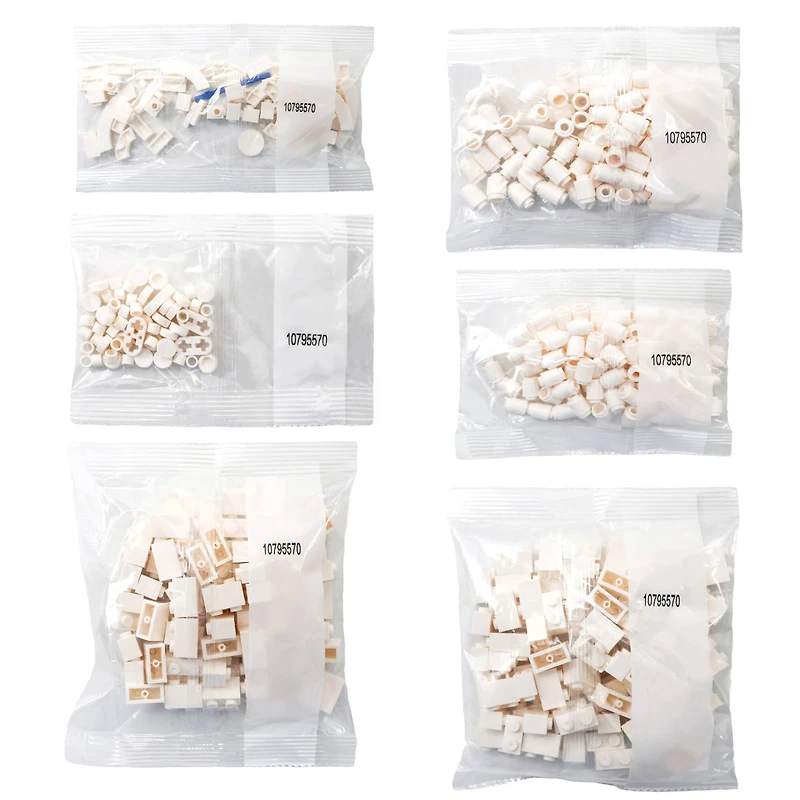 White Vase Brick Art Kit by Make Market®