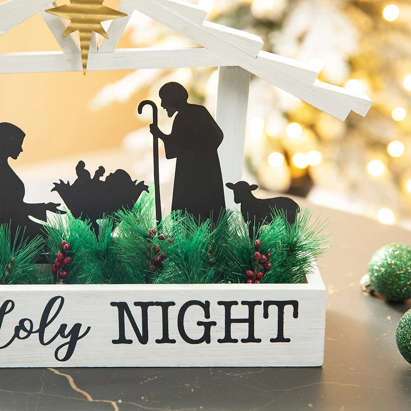 Glitzhome® 9.7" Nativity Table Décor