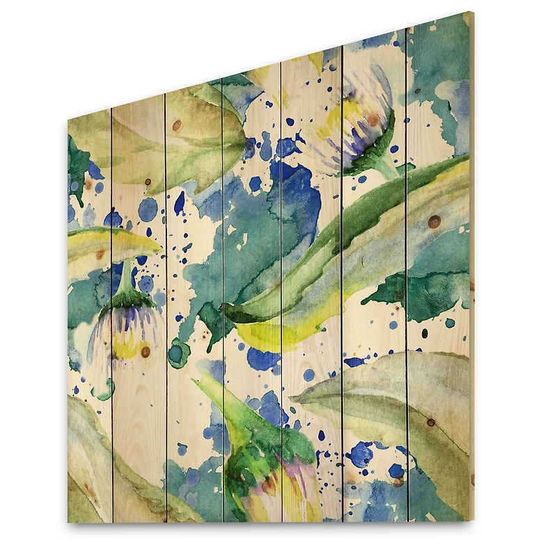 Designart - Daisy Flowers Aquarelle Impression I